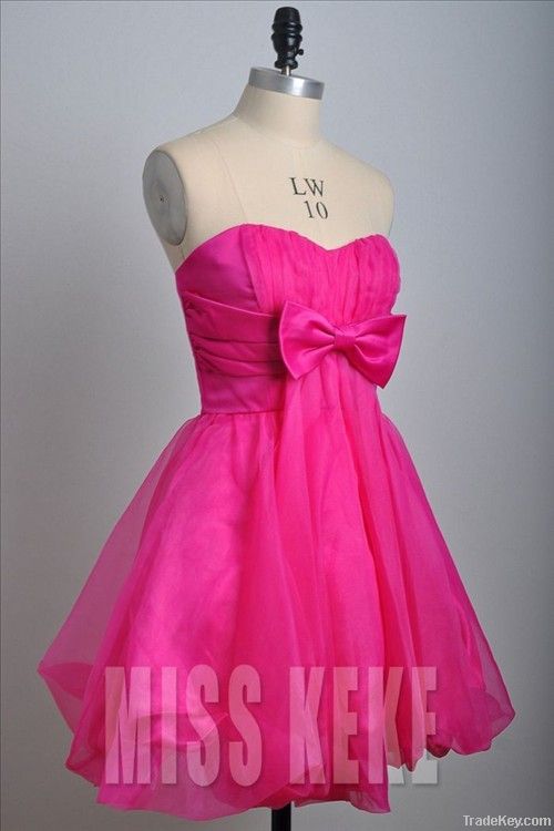 wholesale polyster sweetheart party/prom/homecoming/cocktail dresses