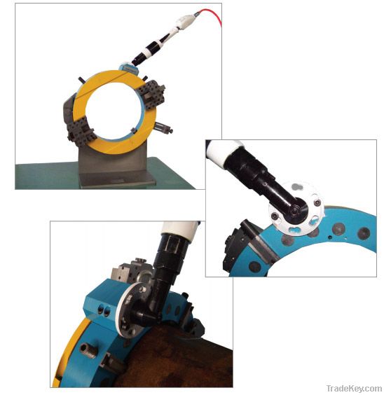 pipe cutting and beveling machine