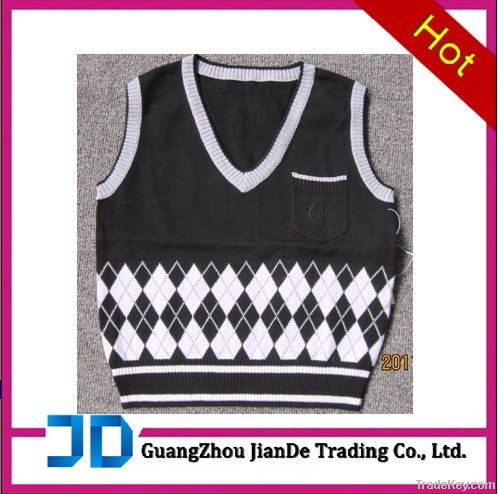 boy's knitted vest sweater