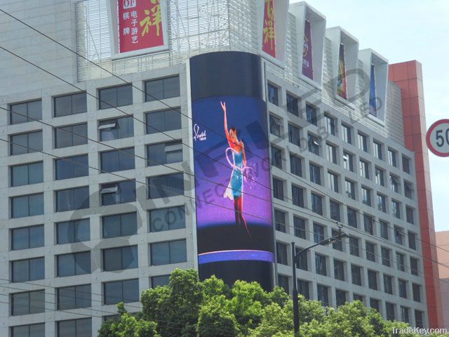 C9 Outdoor LED Mesh Display with Curve