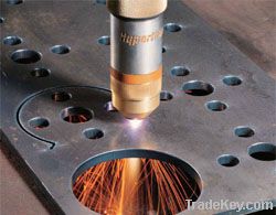 Under the CNC flame cutting machine under the CNC plasma cutting machi