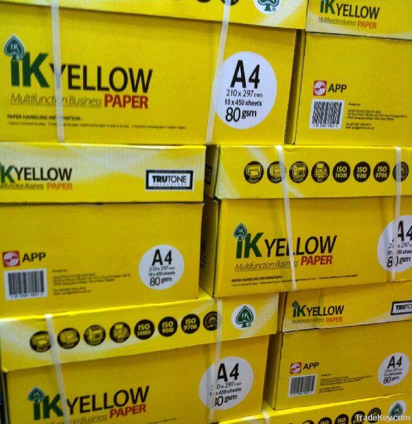 IK Yellow A4 Paper