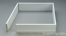 MDF or particle board folding drawer