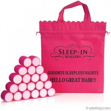 sleep in hair roller