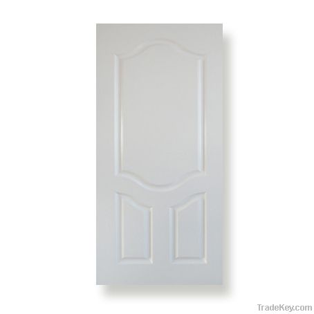 HDF Molded Doorskin With White Melamine Veneered