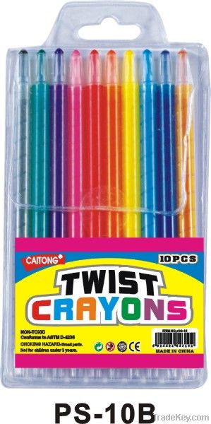 Twistable crayon/propelling crayon/plastic crayon/ crayon