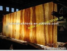 Wood Vein Onyx Glass Panel