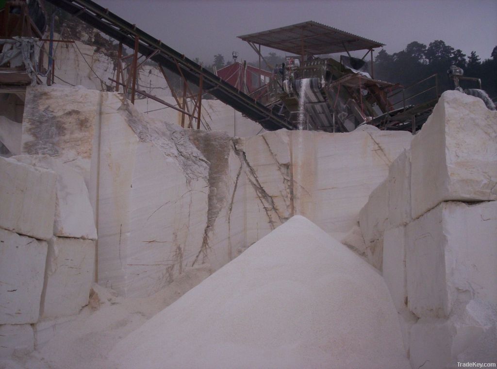 Thassos White Marble Chips & Powder