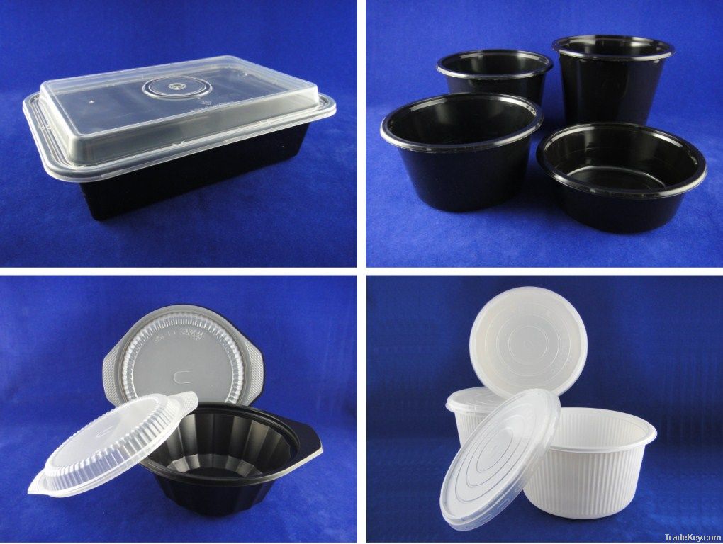 Disposable PP Microwavable Plastic Food Container