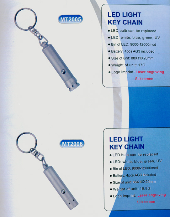 Led penlight and keychain
