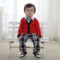 Fall and Spring boys gentleman suit children clothes baby boys multiple clothing sets