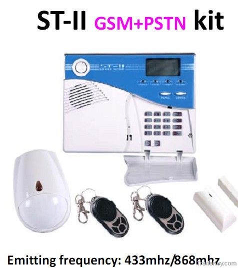 Wired & wireless compatible alarm control panel