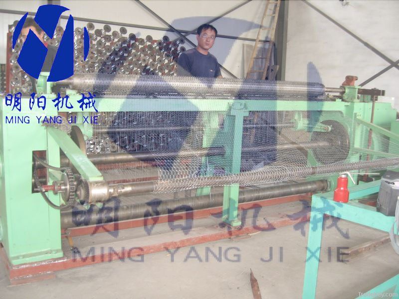 straight and reverse twisted hexagonal wire mesh machine