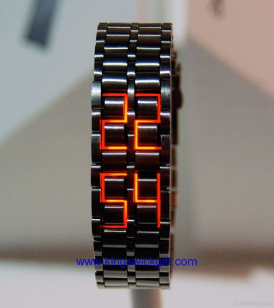 2012 Newest fashionable style Iron Lava LED watch LW0008