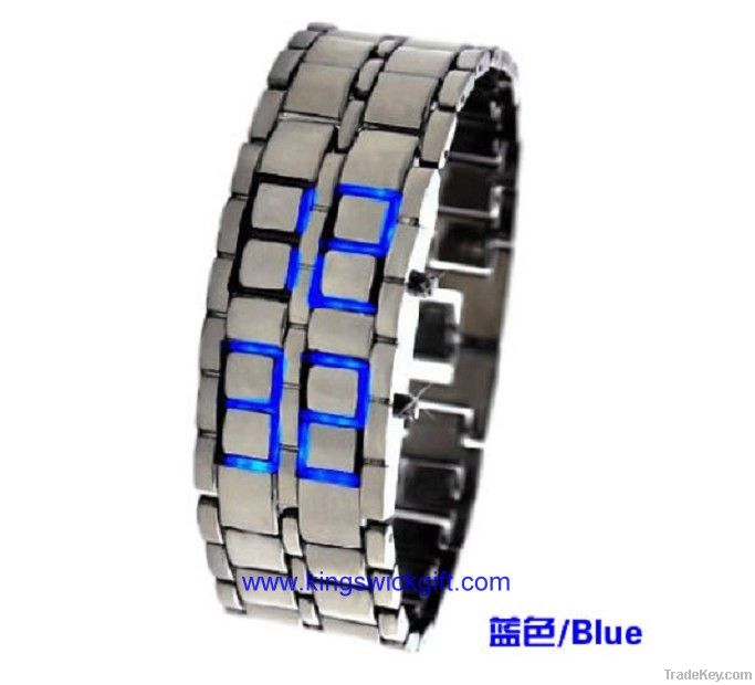 2012 Newest fashionable style Iron Lava LED watch LW0008