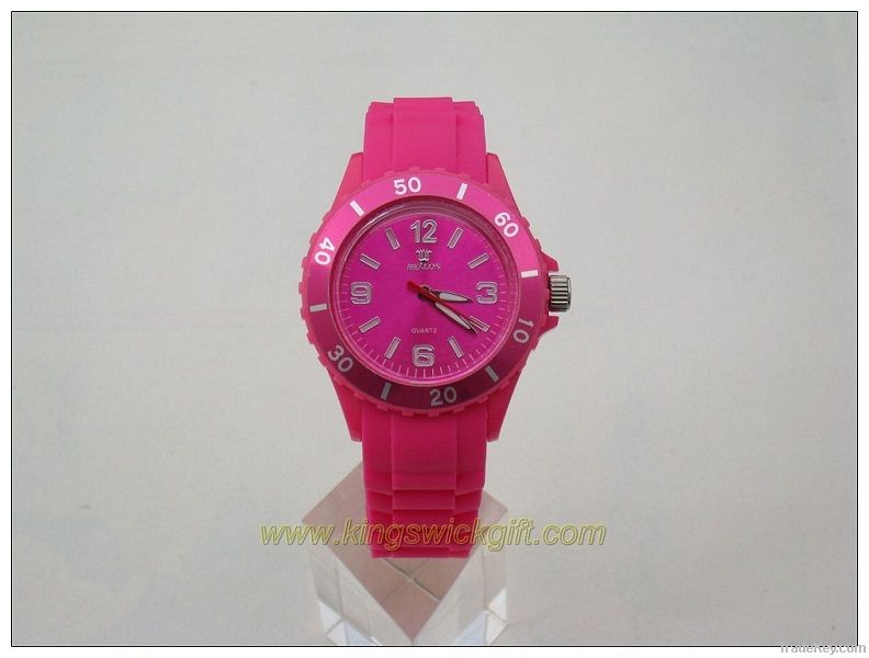 Hot selling cool lovely silicone watch