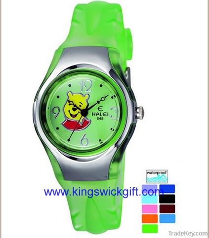 2012 Colorful carton plastic watch