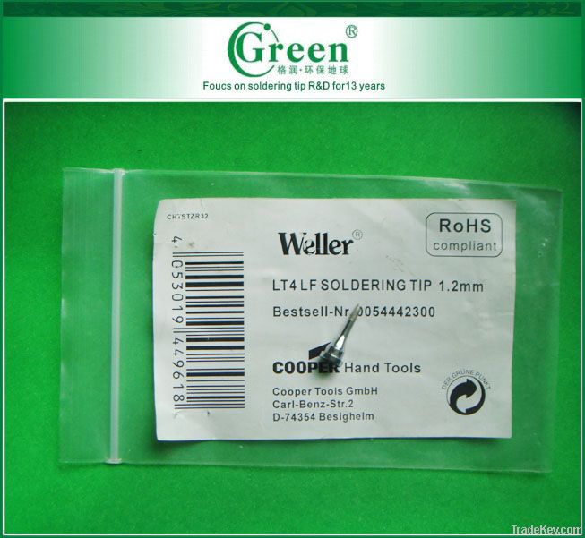 WELLER LT4 lead free soldering tips 1.2mm
