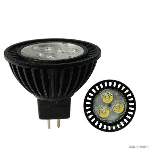high power MR16 LED spotlight 5W 250lm GU5.3