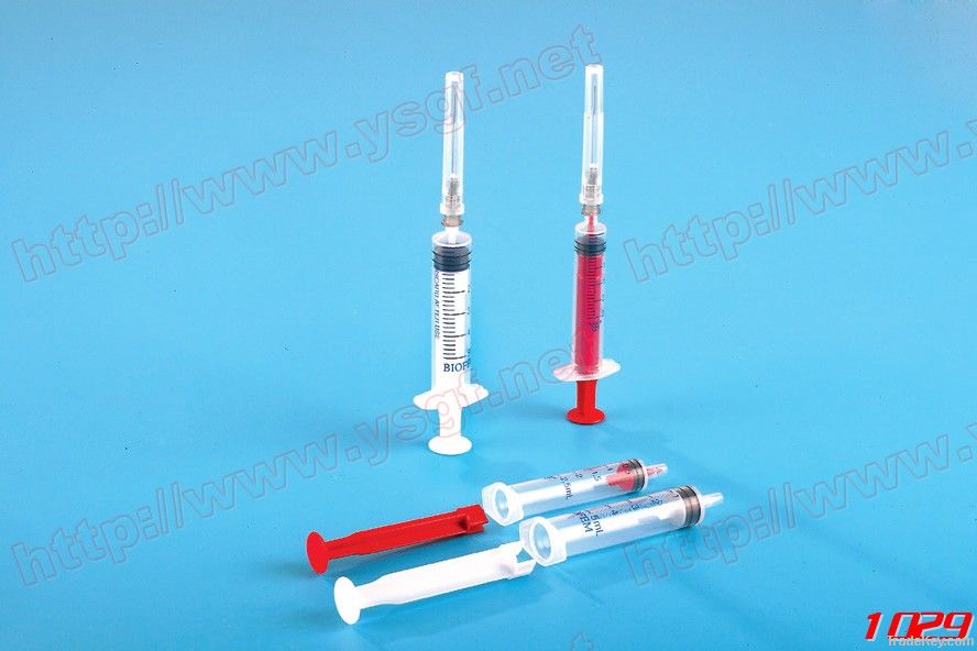 Disposable auto disable syringe