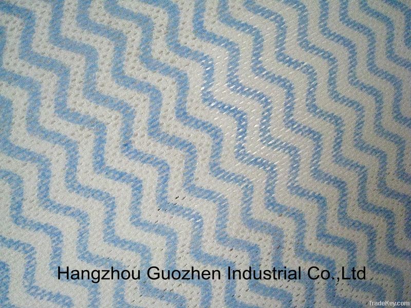 wave wood pulp spunlace nonwoven fabric