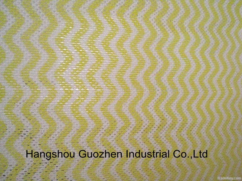 wave wood pulp spunlace nonwoven fabric