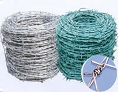 Barbed iron wire mesh