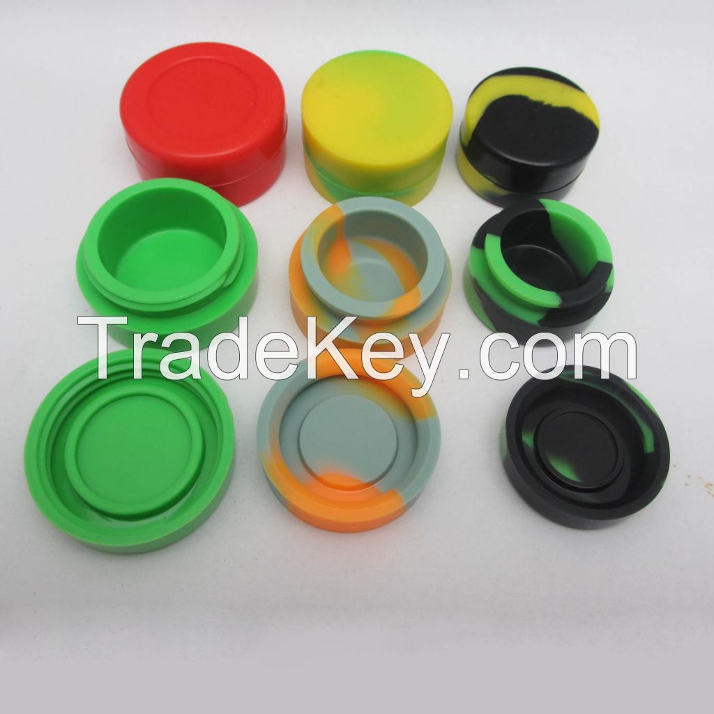 China Non-Stick Stackable Silicone Concentrate Silicone Jars