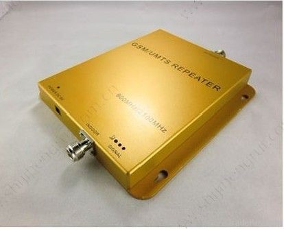 GSM and UMTS dual band phones signal repeater with yagi 900Mhz 2100Mhz