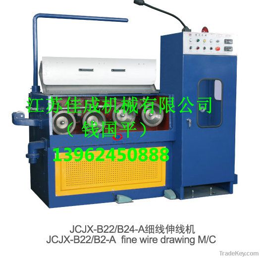 Fine wire drawing machine for copper wire