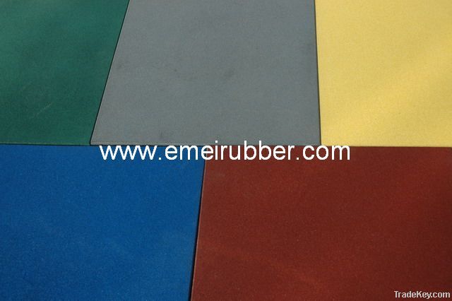 colorful rubber tile & mat