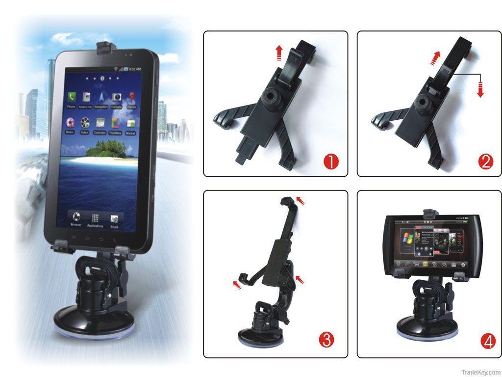 7-11 inch Tablet PDA Car Mounts Holder Stand for ipad mini /surface
