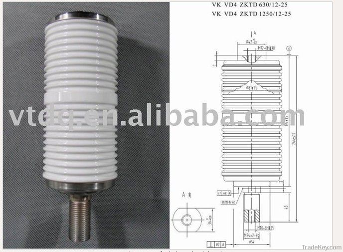 vacuum interrupter for indoor circuit breaker