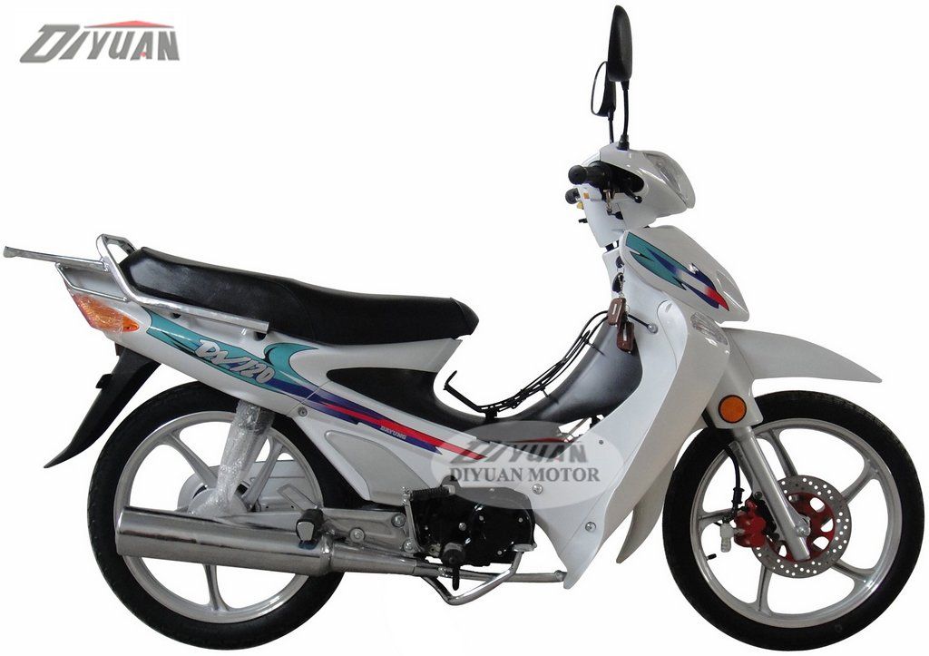 110cc Motorcycle Cub Classic White