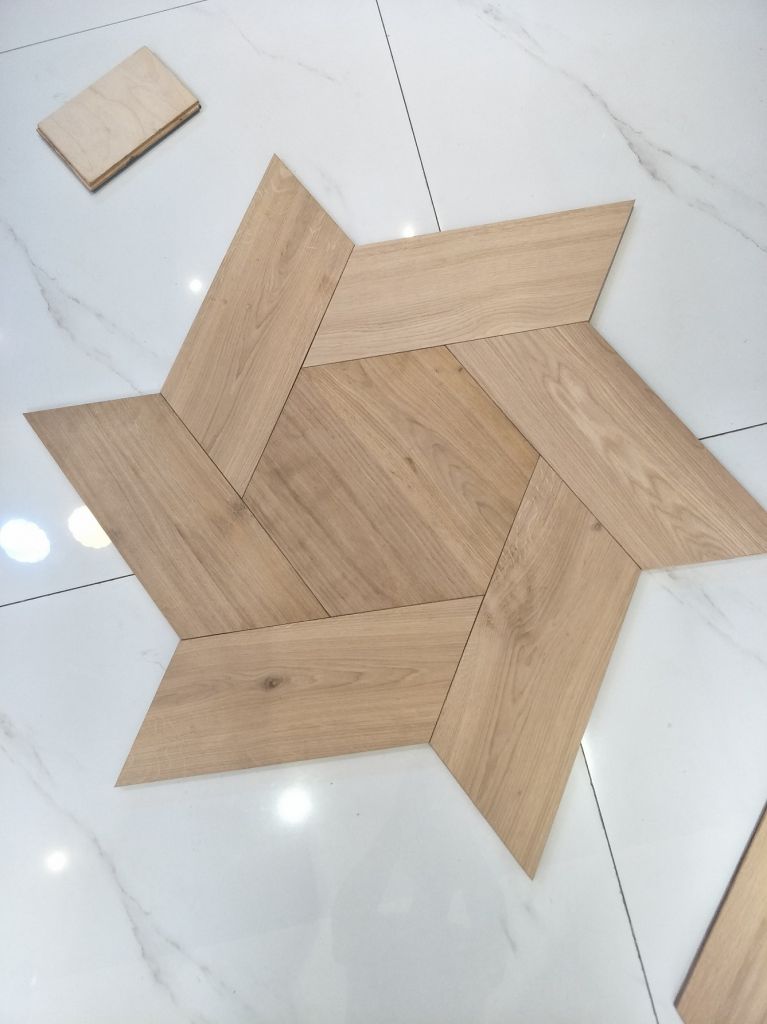 Geometry Parquet Hexagon Trapezoid