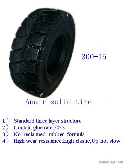 forklift rubber solid tires