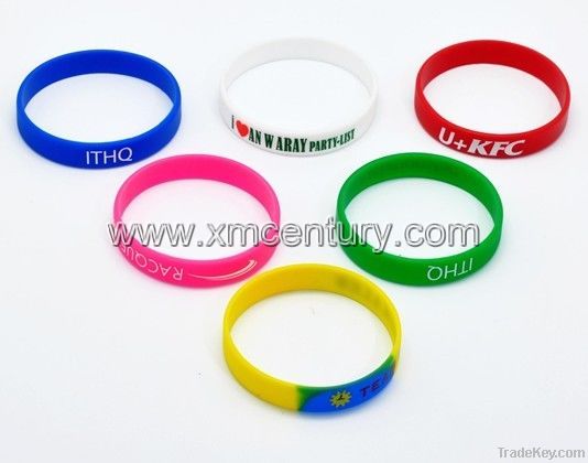 fashion silicone bracelets