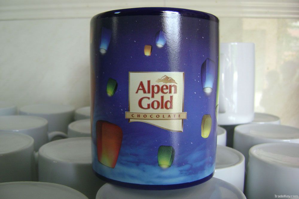350ml magic, color change ceramic mug