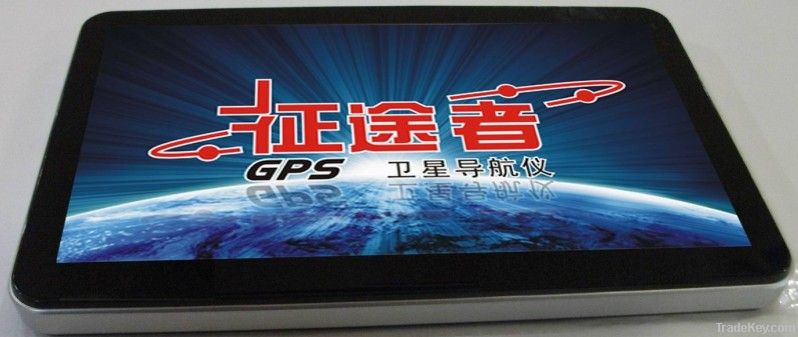 7 inch HD touch screen AV in MP4 GPS navigation