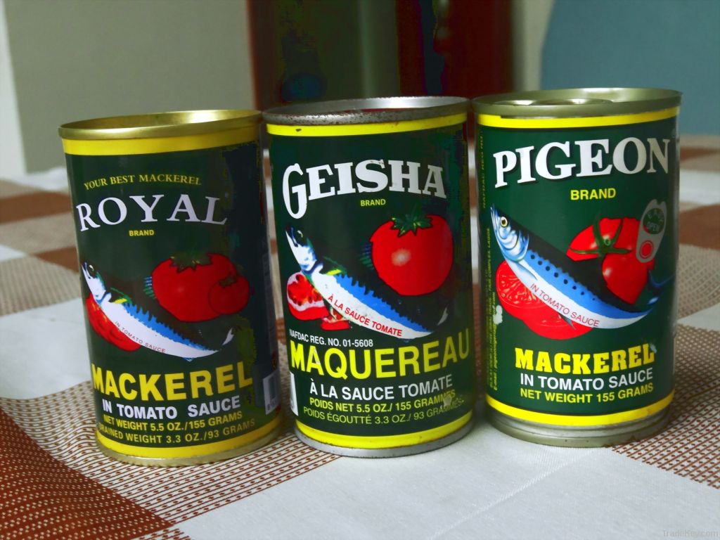 155g Canned pacific mackerel in tomato sauce