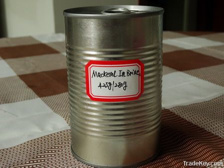 425g Canned Mackerel In Brine