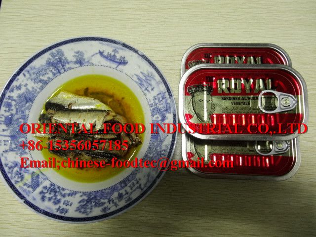 canned sardine in vegetable oil