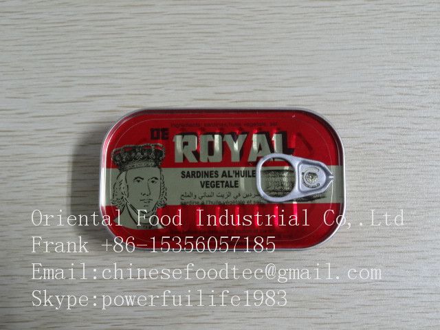 Hot exporting ingredient canned sardine in oil