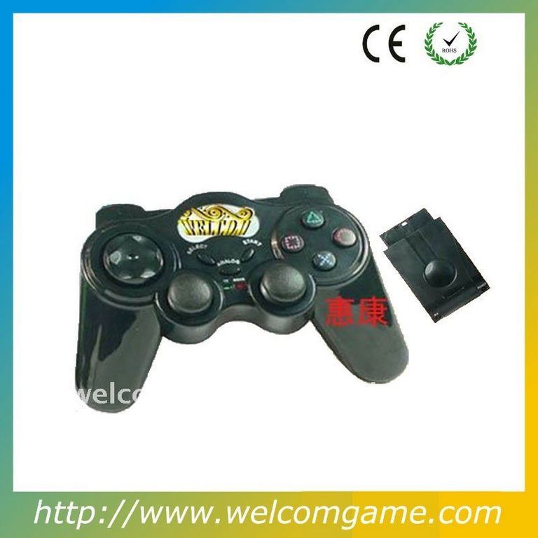 Wireless PC USB game controller with dual vibration