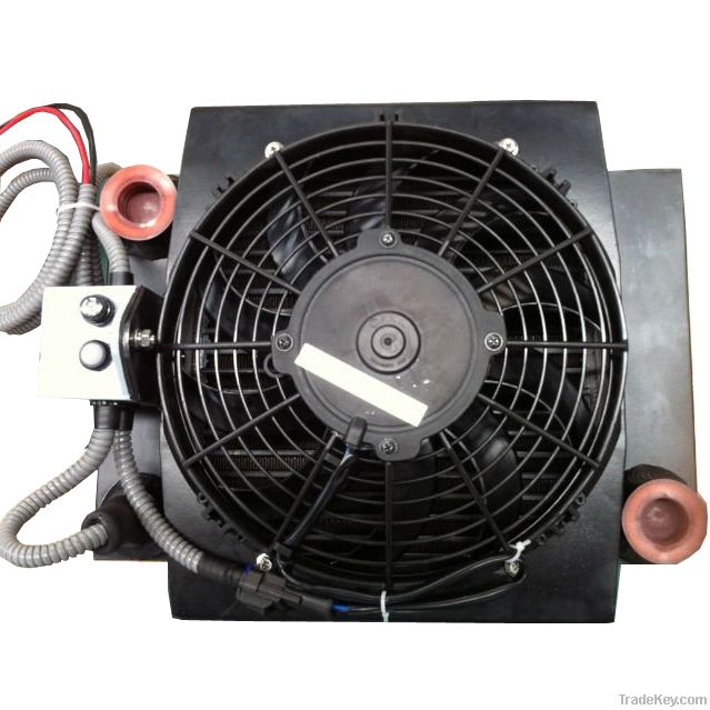 excavator oil cooler (hydraulic, with fan)