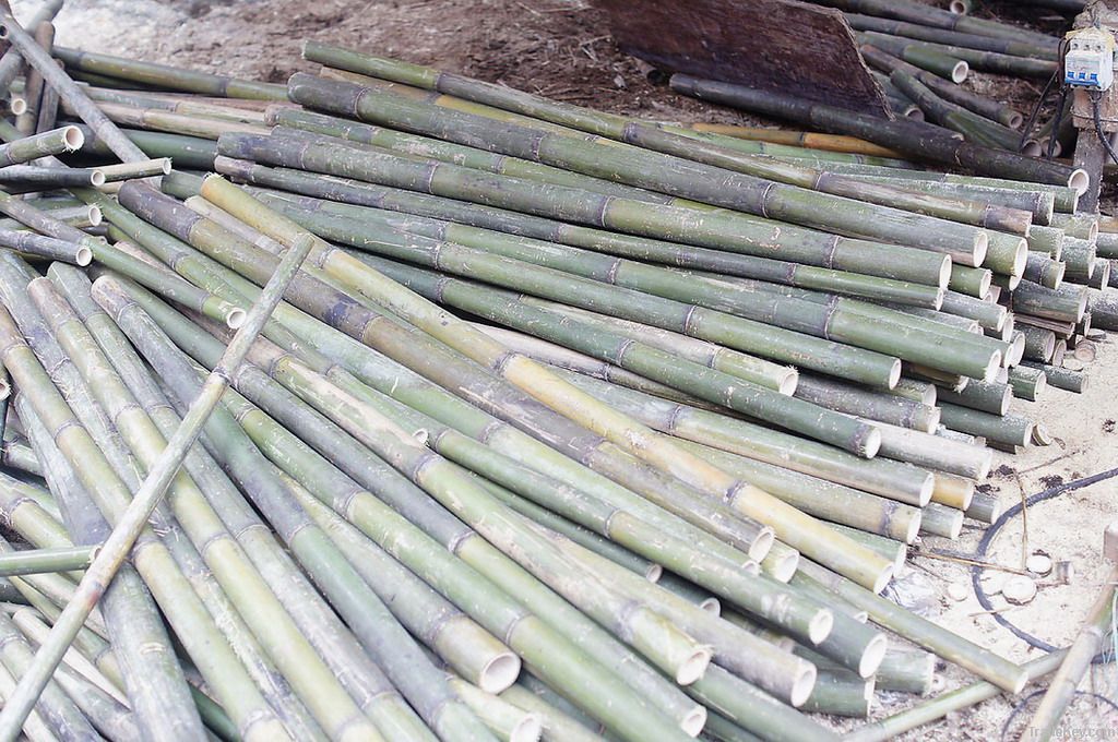 Round bamboo flowers sticks, plant bamboo support sticks, bamboo plant sticks diam 3-6mm