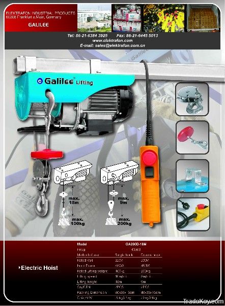 electric hoist