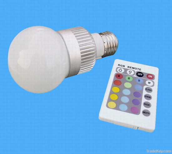 LED RGB bulb 5W E27/E14