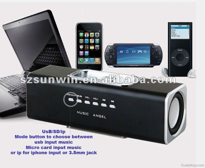 Music Angel portable mini usb/tf card speaker for iphone