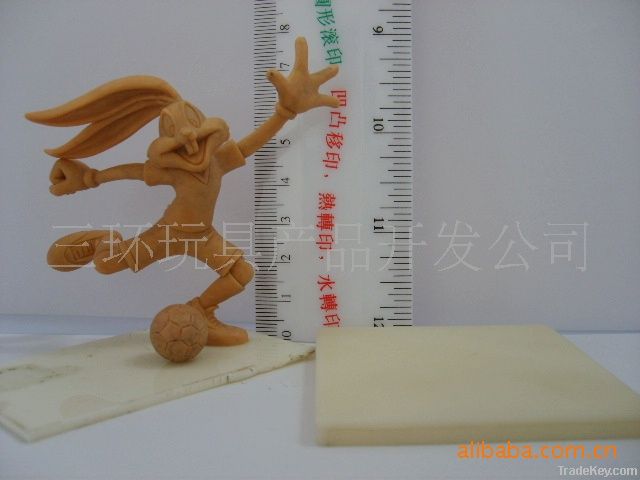 Clay cartoon figurine for kids